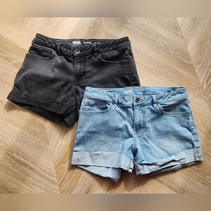 2 x Vans Jean Mini-shorts